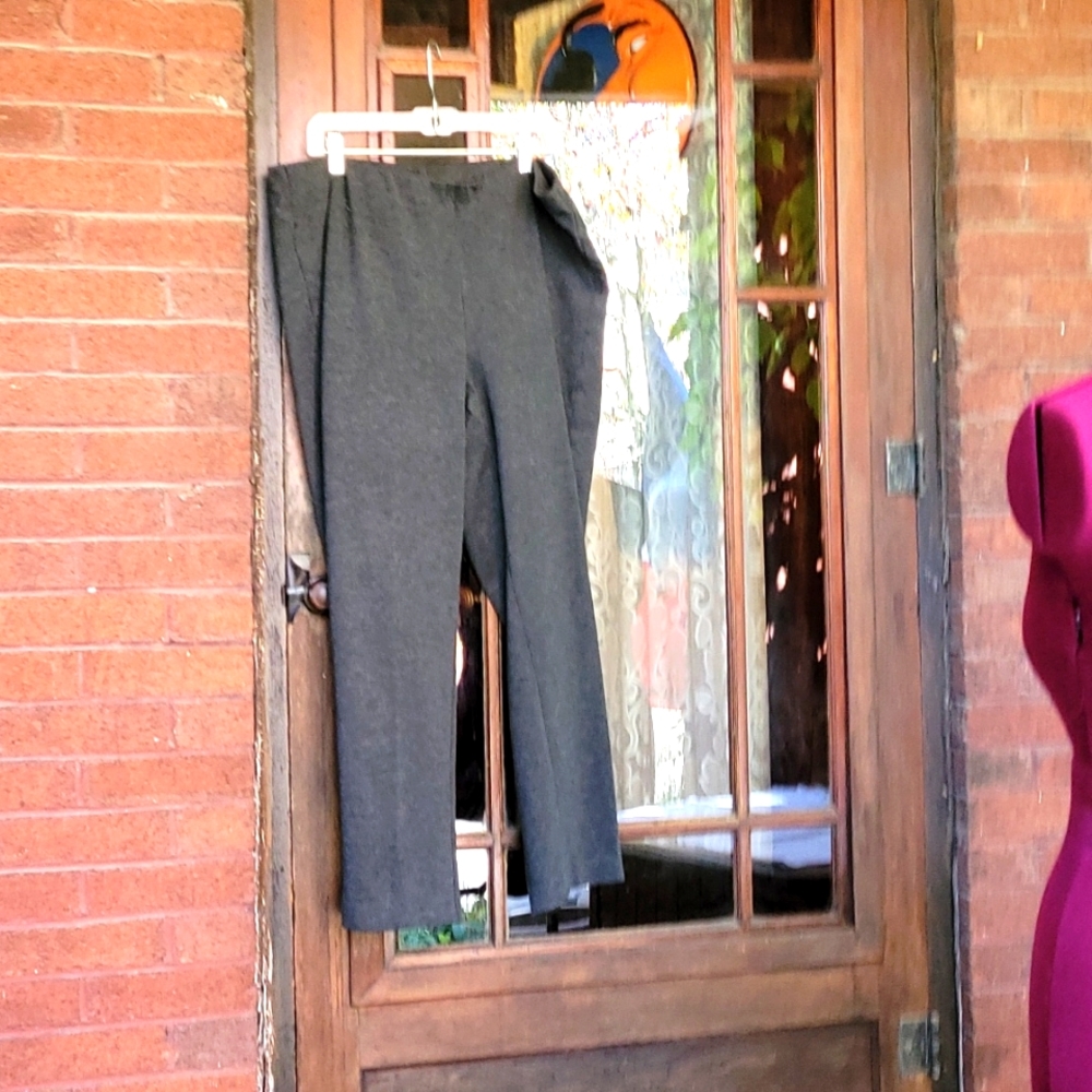 Charcoal Grey J.Jill Ponte Pants 2X